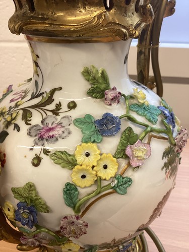 Lot 162 - A pair of 18th-century style Meissen porcelain...
