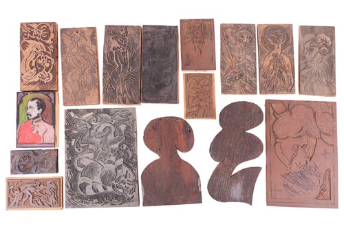 Lot 428 - A collection of artist items from the...