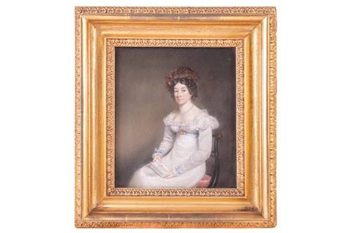 Lot 17 - 18th century British school, portait of a Lady...