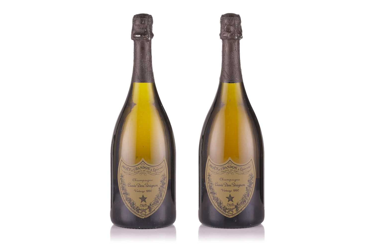 Lot 61 - Two Bottles of Dom Perignon, 1990, 12.5%, 750ml