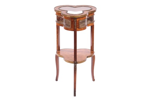 Lot 106 - A Napoleon III walnut and marquetry "Club"...