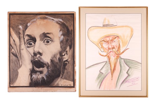Lot 381 - A Hallam (20th century), a portrait of Vivian...