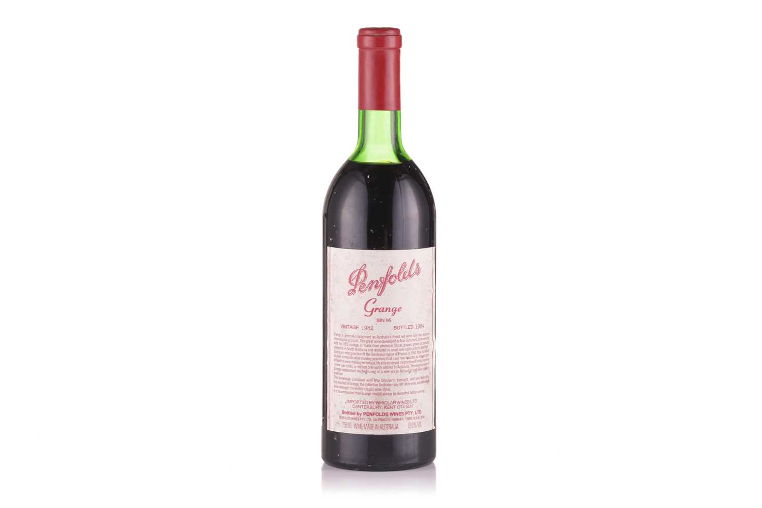 Lot 6 - A bottle of Penfolds Grange Bin 95, 1982,...
