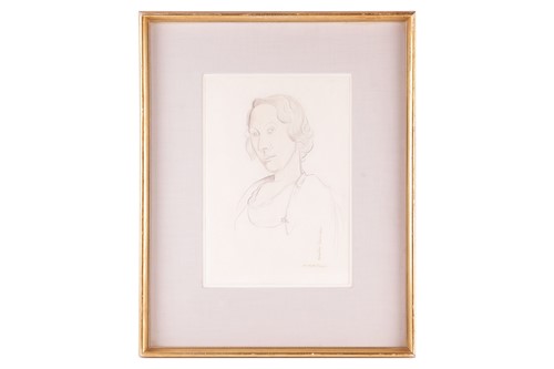 Lot 59 - Percy Wyndham Lewis (1882 - 1957), Portrait of...