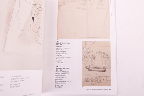 Lot 36 - Ben Nicholson (1894-1982), Sailing boat...