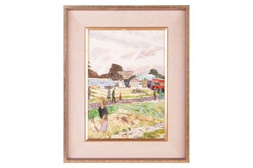 Lot 12 - Carel Weight R.A. (1908-1997), The Fairground,...