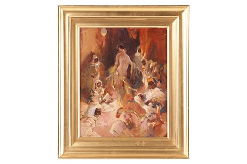 Lot 127 - Hal Hurst (1865 - 1938), Dancing Girl, signed '...