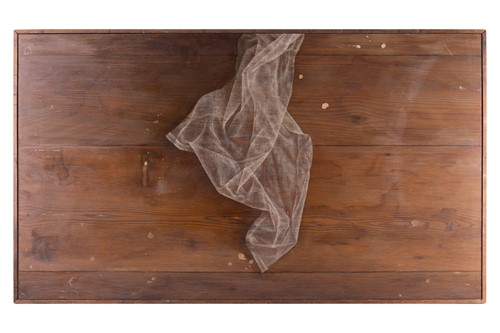 Lot 26 - Shelia Tilmouth (b. 1949), Floorboards II, oil...