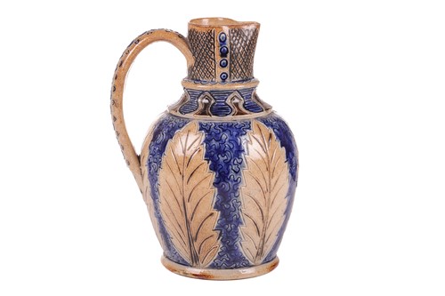 Lot 41 - A late 19th-century stoneware jug by Thomas...