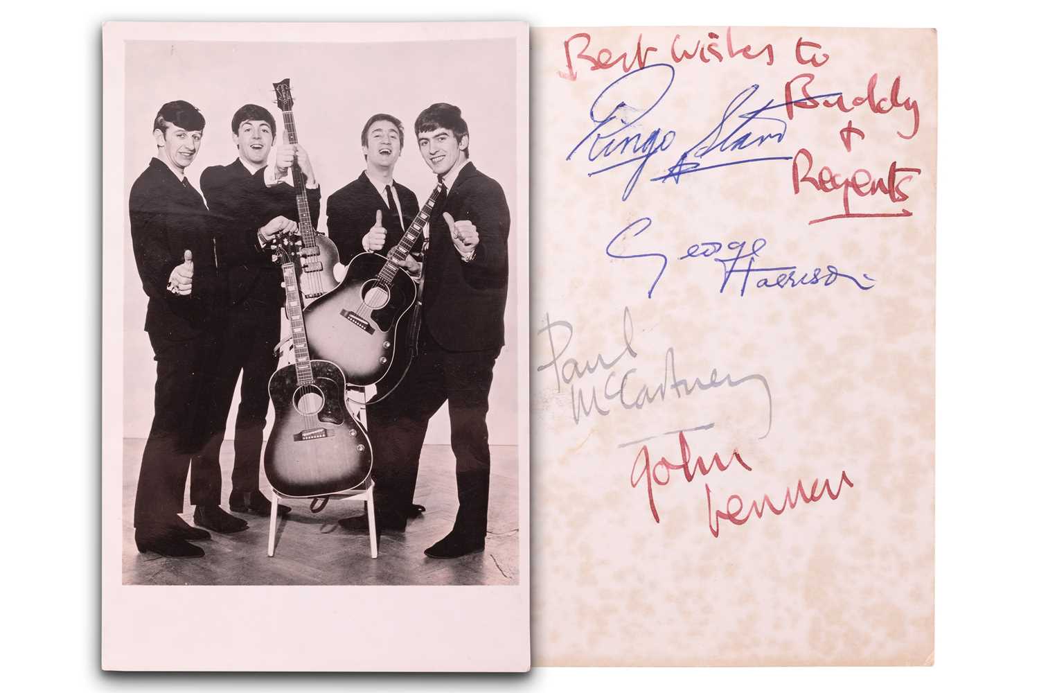 Lot 175 - The Beatles: an original black and white...