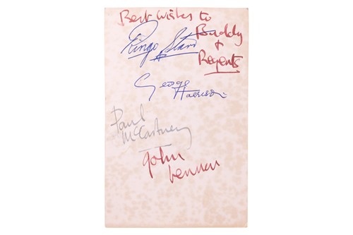 Lot 175 - The Beatles: an original black and white...
