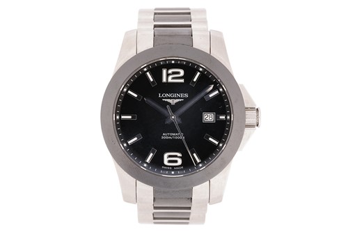 Lot 193 - A Longines Conquest Automatic watch Ref:...