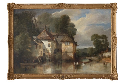 Lot 21 - James Baker Pyne (1800-1870), Arundel Mill,...