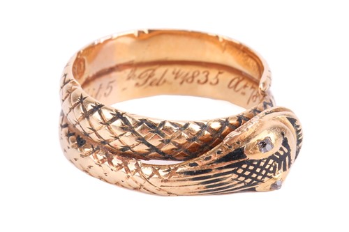 Lot 2 - A William IV mourning ring for Francis Basset,...