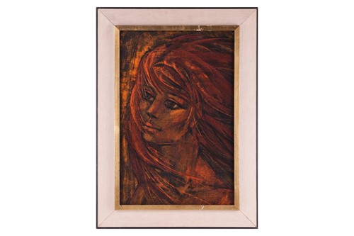 Lot 34 - Maurice Man (1921 - 1997), 'Bronzed face'...