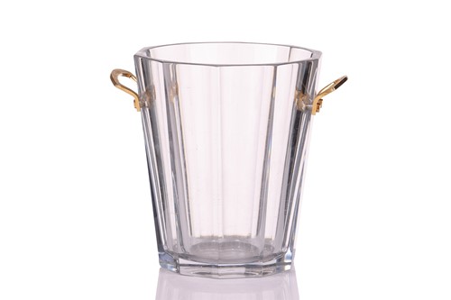 Lot 94 - A large Baccarat Crystal wine cooler, of...