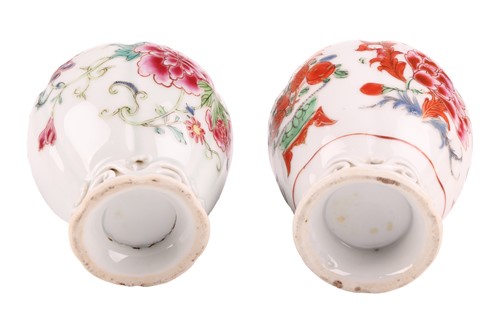 Lot 78 - A pair of Chinese Famille Rose porcelain...