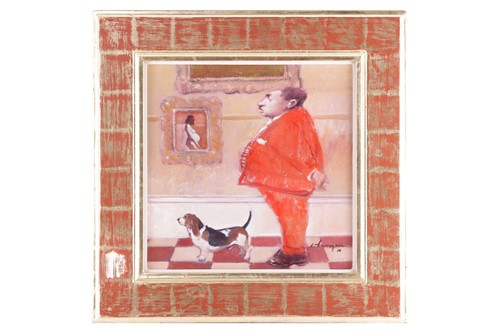 Lot 76 - Joe Hargan (b.1952), 'His Masters Voice',...