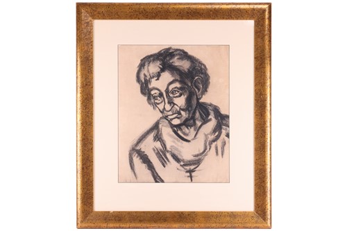 Lot 60 - Theodore Major (1908 - 1999), 'Working Woman',...