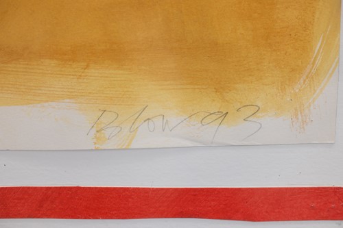 Lot 54 - Sandra Blow (1925 - 2006), Abstract in Ochre,...