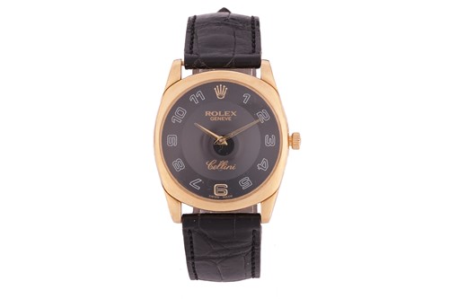 Lot 173 - A Rolex Cellini 18ct gold wristwatch Model:...