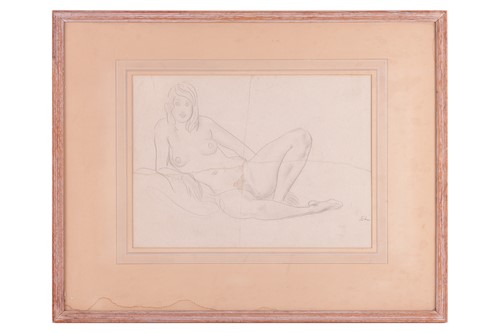 Lot 84 - Augustus John (1878 - 1961), Study of a female...