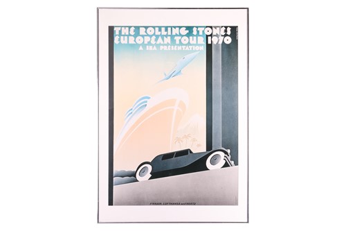 Lot 160 - The Rolling Stones: a European Tour poster,...
