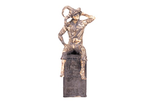 Lot 143 - April Young (contemporary), 'Jester', a...