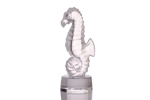 Lot 99 - A contemporary Lalique frosted crystal glass...