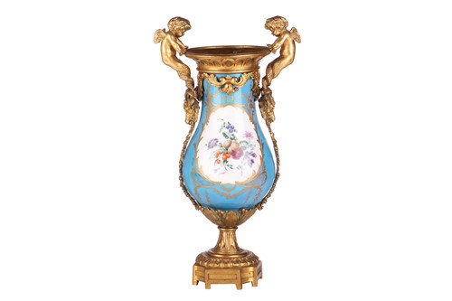 Lot 153 - A French Napoleon III Sevres porcelain...