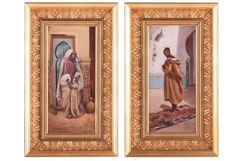 Lot 30 - Diego Lopez Marin (1865-1917) Spanish, Moor in...