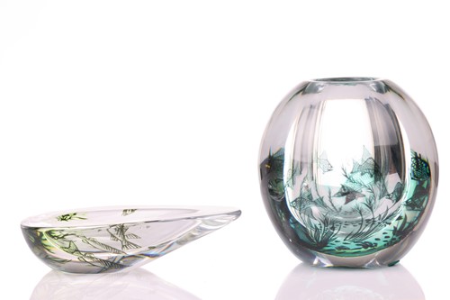Lot 107 - Edward Hald (1883-1980) for Orrefors, a...