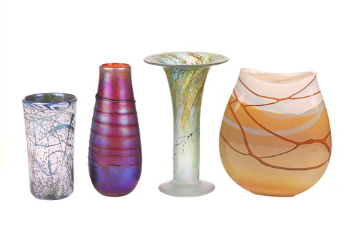 Lot 91 - Siddy Langley (b. 1955), a purple iridescent...