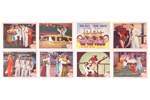 Lot 12 - Gene Kelly: an original 'On the Town' lobby...