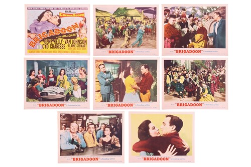 Lot 6 - Gene Kelly: an original lobby card set (x8),...