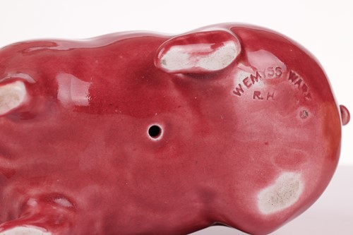 Lot 67 - A set of four Wemyss pig in different glazes,...