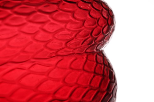 Lot 102 - A Lalique 'Serpent' large cylindrical vase,...