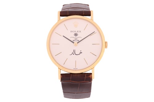 Lot 162 - A Rolex Cellini 4112 Emblem of Saudi Arabia...