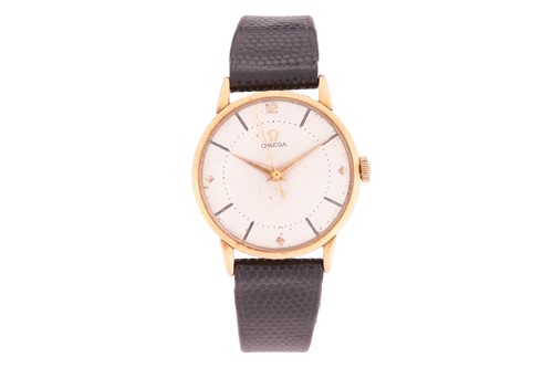 Lot 227 - An Omega 18ct gold dress watch from 1952....