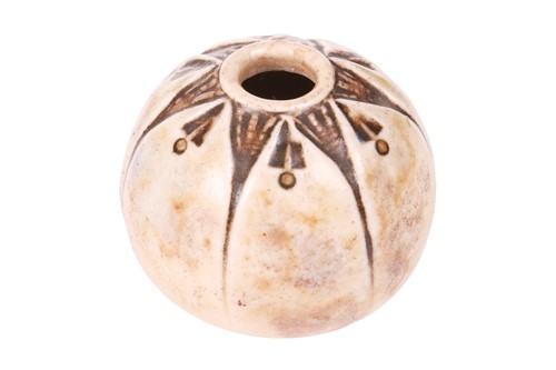 Lot 150A - A Martin Brothers stoneware miniature gourd...