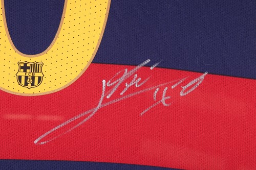Lot 107 - Lionel Messi: a hand-signed Barcelona football...