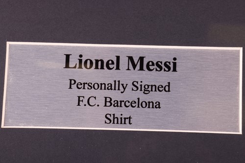 Lot 107 - Lionel Messi: a hand-signed Barcelona football...