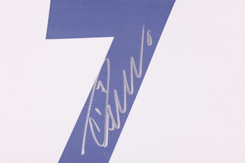 Lot 109 - Cristiano Ronaldo: a hand-signed Real Madrid...