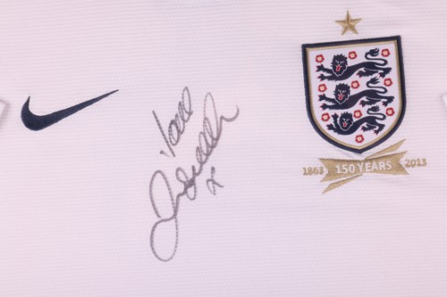 Lot 108 - David Beckham: two hand-signed Nike England...