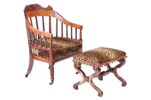 Lot 215 - A late regency, possibly colonial Indian...