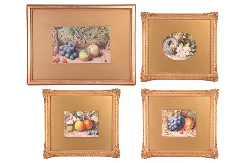 Lot 27 - William B. Hough (1819-1897), Two still lifes...