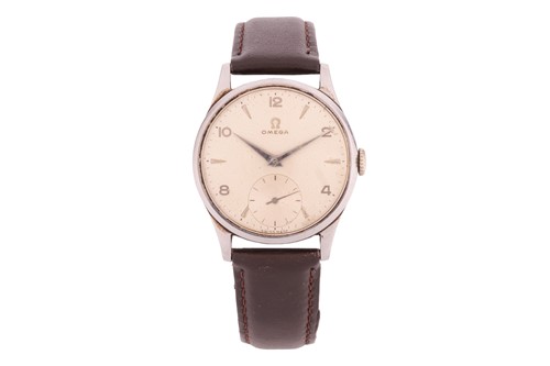 Lot 172 - An Omega steel wrist watch Ref:13322 Model:...