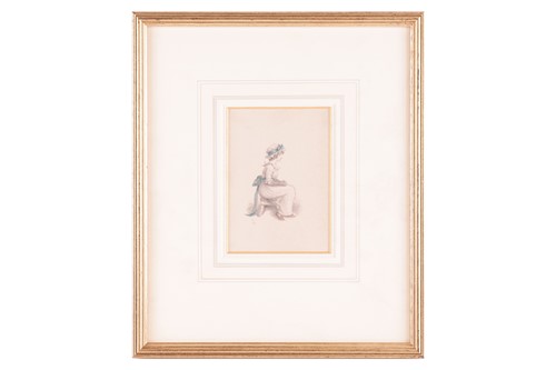 Lot 39 - Kate Greenaway (1846 - 1901), A young lady...