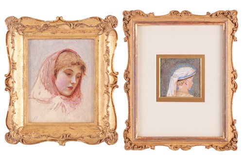 Lot 102 - Helen Allingham (1848 - 1926), Portrait of a...