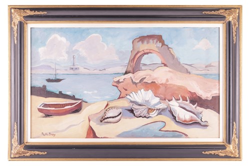 Lot 84 - Phyllis Bray (British, 1911-1991), Seaside...